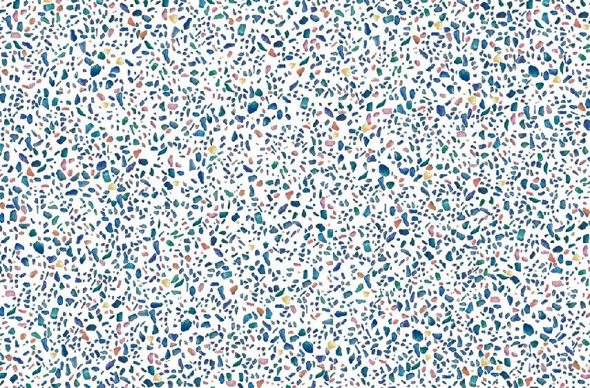 Papier peint effet terrazzo condensé