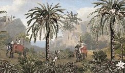 Papier peint à l'aube du Bengale, XXL, tendance