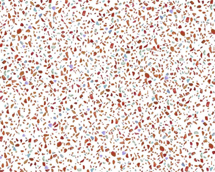 Papier peint effet terrazzo