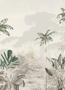 Papier peint panoramique jungle eden vert, XXL, tendance