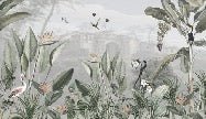 Papier peint mirage tropical
