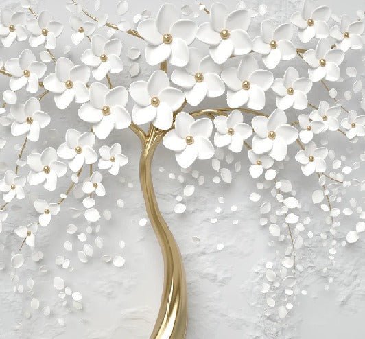Papier peint toilette tree 3D