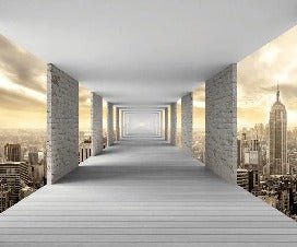 Papier peint trompe l'oeil New York Hall, XXL, tendance