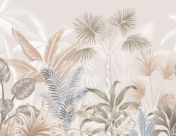 Papier peint panoramique jungle terracotta, XXL, tendance