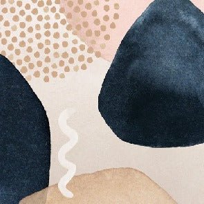 Panoramic blush wallpaper