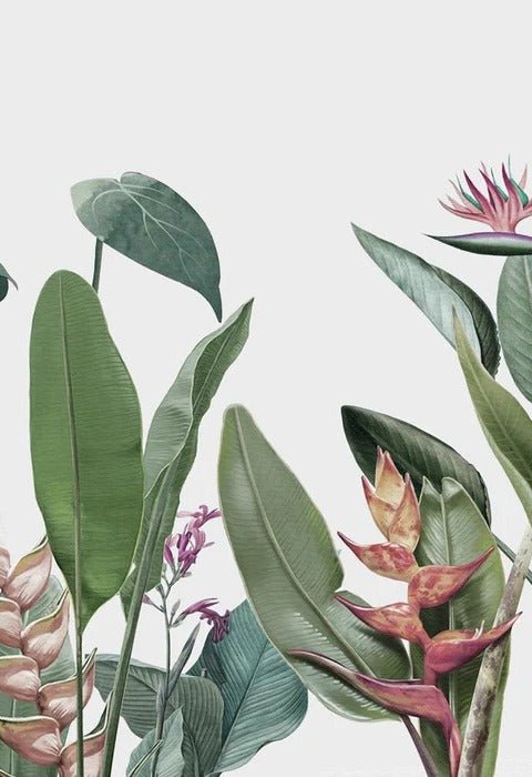 Papier peint panoramique Végétal tropical, XXL, tendance