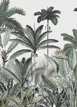 Papier peint panoramique jungle tree, XXL, tendance