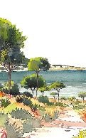 Panoramic summer air wallpaper