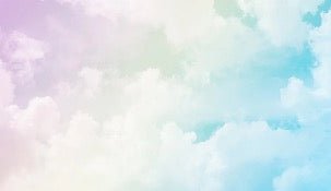 Papier peint enfant nuage soft colors