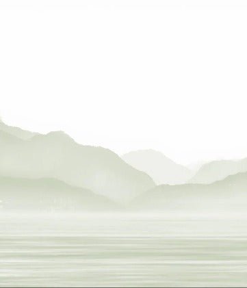 Papier peint Annecy et son lac paisible vert