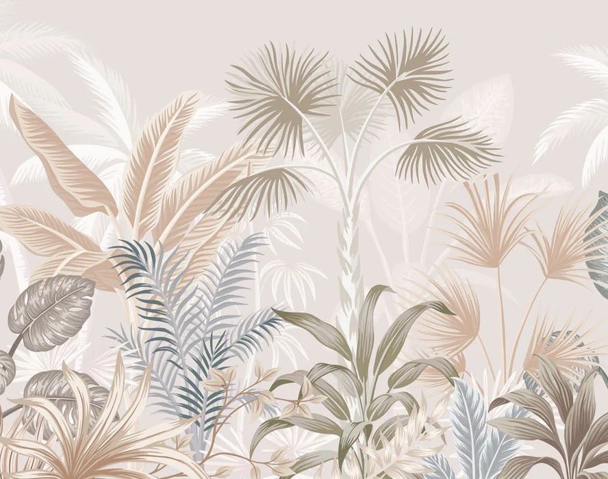 Papier peint panoramique jungle terracotta, XXL, tendance