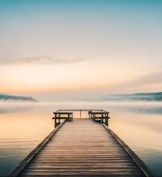Papier peint photo vue lac