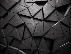 Papier peint 3D Black Perspective, XXL, tendance