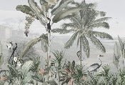 Tropical mirage wallpaper