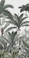 Panoramic jungle tree wallpaper