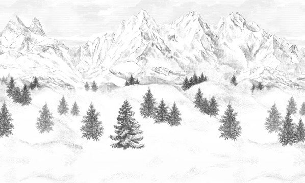 Papier peint Aiguilles d'Arves