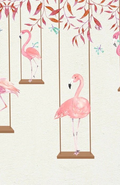 Papier peint Flamingo