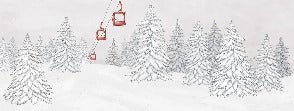 Red gondola mountain wallpaper