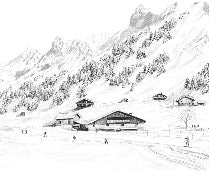 Wallpaper Clusaz ski fond montagne Confins