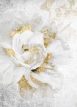 Papier peint toilette Fleur Or, XXL, tendance
