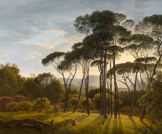 Italian historical landscape wallpaper