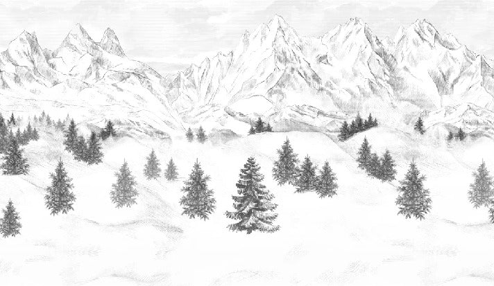 Papier peint Aiguilles d'Arves
