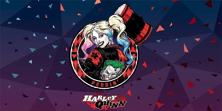 Papier peint panoramique BD harley quinn icone pop rock