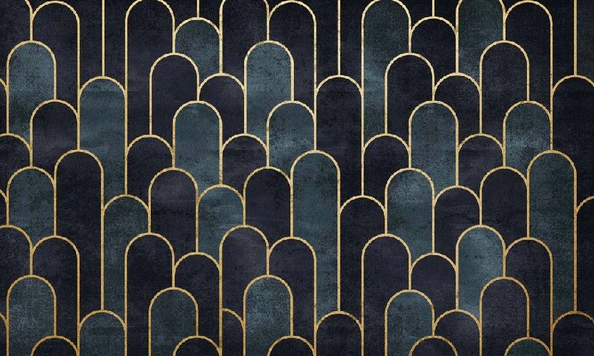Papier peint dark blue chic