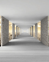 Papier peint trompe l'oeil New York Hall, XXL, tendance