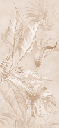 Elegant powdered jungle wallpaper
