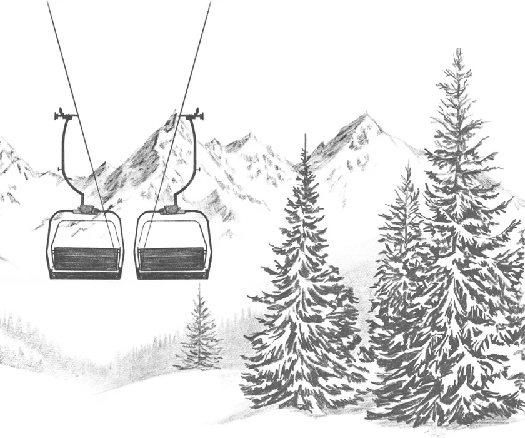 Papier peint immersion Alpine - Muralconcept