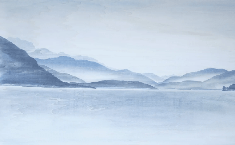 Papier peint Annecy | Les Bleus du Lac®, XXL, tendance