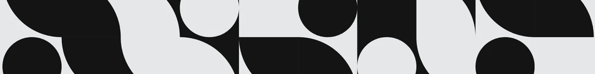 Modern black and white shape wallpaper - Muralconcept