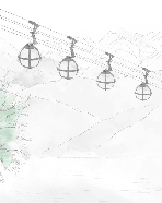 Papier peint panoramique - Bulle alpine - Muralconcept