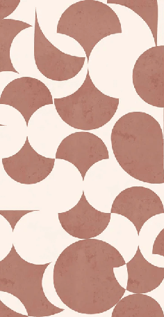 Papier peint rétro forme graphique terra - Muralconcept
