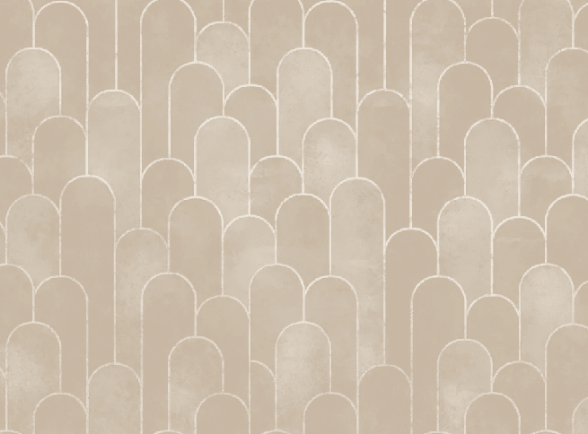 Papier peint arches velours beige - Design minimaliste - Muralconcept