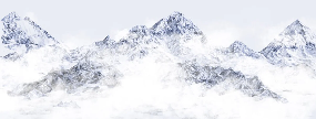 Papier peint Mont Everest bleu