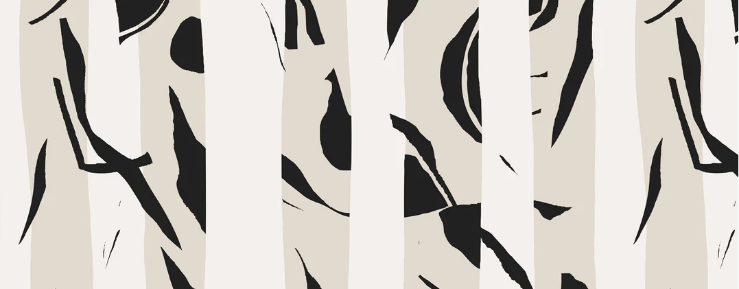 Papier peint rayure bichrome - Muralconcept