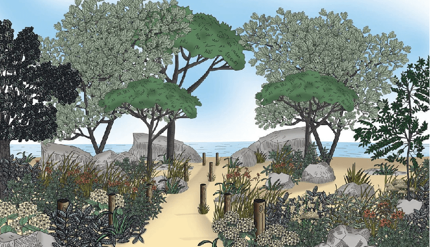 Papier peint paysage France bord de mer - Muralconcept