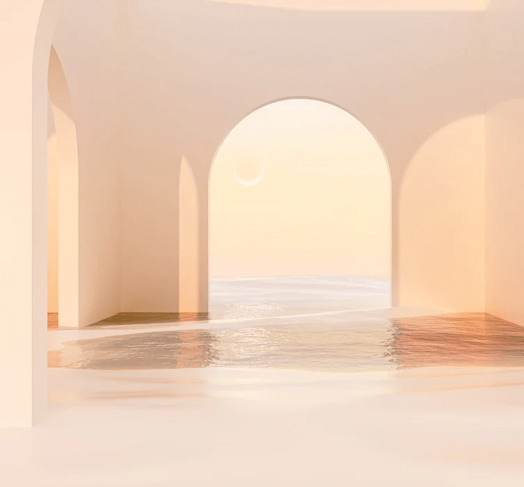 Papier peint panoramique design sunset arch - Muralconcept