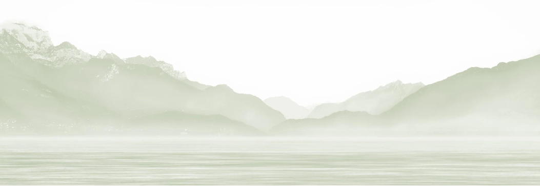 Papier peint Annecy et son lac paisible vert