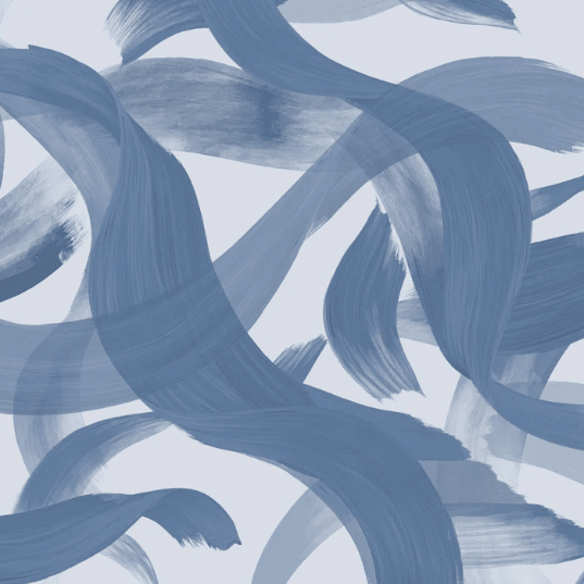 Papier peint contemporain – Bleu vibration - Muralconcept