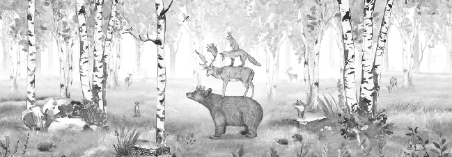 Papier peint roi de la forêt - Muralconcept