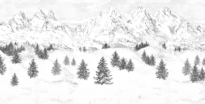 Papier peint Aiguilles d'Arves - Muralconcept