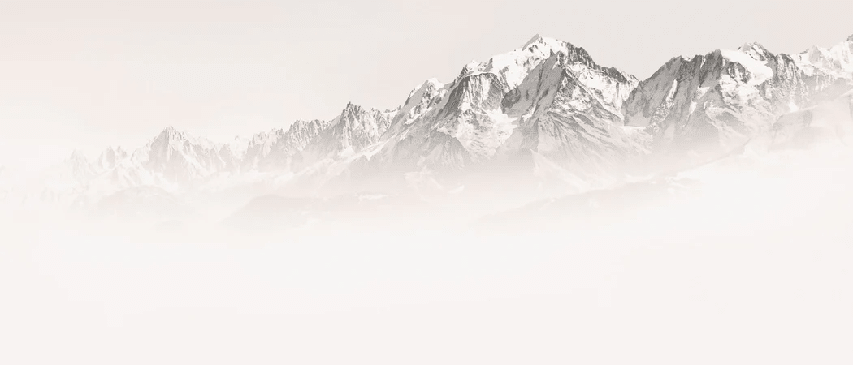 Papier peint matin brumeux Mont Blanc - Muralconcept