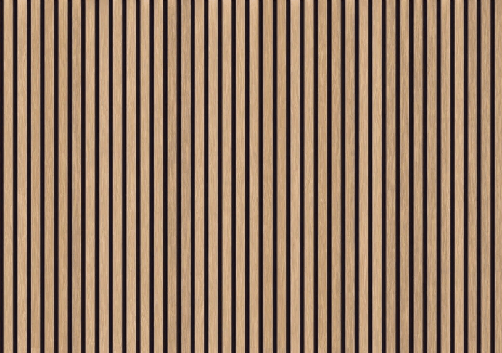 Papier peint tasseau de bois chêne effet - Muralconcept