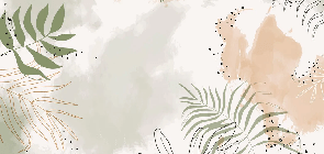 Papier peint panoramique aquarelle végétale - Muralconcept