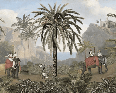 Papier peint à l'aube du Bengale - Muralconcept