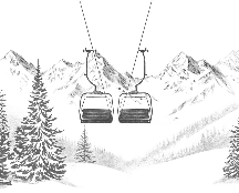 Papier peint immersion Alpine - Muralconcept