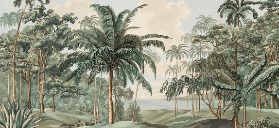 Papier peint paysage Célèbes